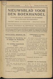 Nieuwsblad voor den boekhandel jrg 84, 1917, no 9, 30-01-1917 in 