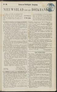 Nieuwsblad voor den boekhandel jrg 27, 1860, no 20, 17-05-1860 in 