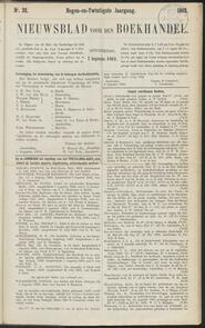Nieuwsblad voor den boekhandel jrg 29, 1862, no 32, 07-08-1862 in 