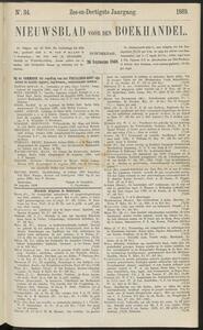 Nieuwsblad voor den boekhandel jrg 36, 1869, no 34, 26-08-1869 in 