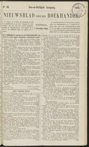 Nieuwsblad voor den boekhandel jrg 31, 1864, no 48, 01-12-1864 in 