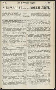 Nieuwsblad voor den boekhandel jrg 28, 1861, no 25, 20-06-1861 in 