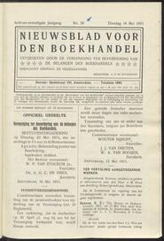 Nieuwsblad voor den boekhandel jrg 78, 1911, no 39, 16-05-1911 in 