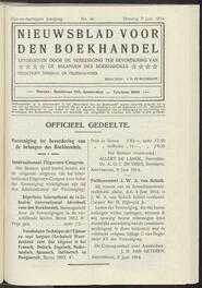 Nieuwsblad voor den boekhandel jrg 81, 1914, no 46, 09-06-1914 in 