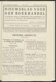 Nieuwsblad voor den boekhandel jrg 81, 1914, no 24, 24-03-1914 in 