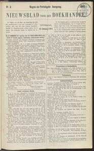 Nieuwsblad voor den boekhandel jrg 29, 1862, no 3, 16-01-1862 in 