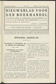 Nieuwsblad voor den boekhandel jrg 80, 1913, no 95, 12-12-1913 in 