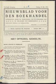 Nieuwsblad voor den boekhandel jrg 80, 1913, no 41, 23-05-1913 in 