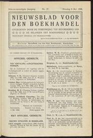 Nieuwsblad voor den boekhandel jrg 73, 1906, no 37, 08-05-1906 in 