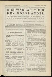 Nieuwsblad voor den boekhandel jrg 73, 1906, no 59, 24-07-1906 in 