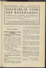 Nieuwsblad voor den boekhandel jrg 73, 1906, no 10, 02-02-1906 in 