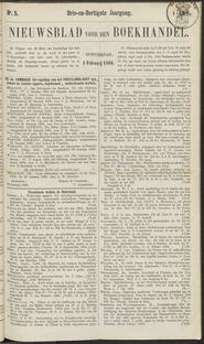 Nieuwsblad voor den boekhandel jrg 33, 1866, no 5, 01-02-1866 in 