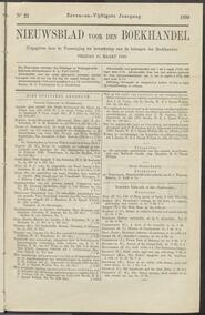 Nieuwsblad voor den boekhandel jrg 57, 1890, no 23, 21-03-1890 in 