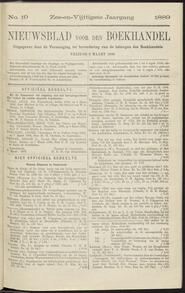 Nieuwsblad voor den boekhandel jrg 56, 1889, no 19, 08-03-1889 in 