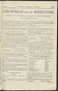 Nieuwsblad voor den boekhandel jrg 59, 1892, no 17, 26-02-1892 in 