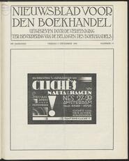 Nieuwsblad voor den boekhandel jrg 99, 1932, no 93, 09-12-1932 in 