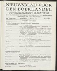 Nieuwsblad voor den boekhandel jrg 104, 1937, no 12, 24-03-1937 in 