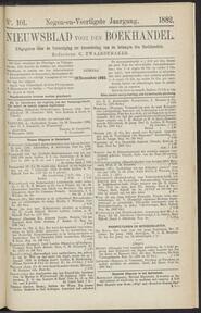 Nieuwsblad voor den boekhandel jrg 49, 1882, no 101, 19-12-1882 in 