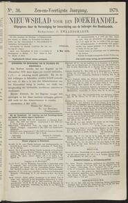 Nieuwsblad voor den boekhandel jrg 46, 1879, no 36, 06-05-1879 in 
