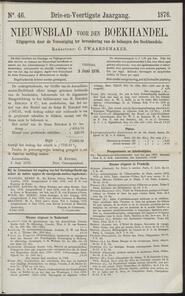 Nieuwsblad voor den boekhandel jrg 43, 1876, no 46, 09-06-1876 in 