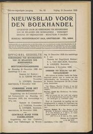 Nieuwsblad voor den boekhandel jrg 93, 1926, no 93, 10-12-1926 in 