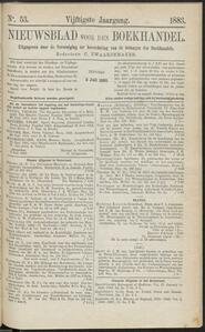 Nieuwsblad voor den boekhandel jrg 50, 1883, no 53, 03-07-1883 in 