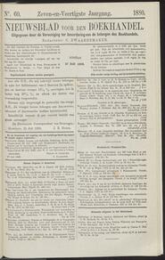 Nieuwsblad voor den boekhandel jrg 47, 1880, no 60, 27-07-1880 in 