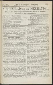 Nieuwsblad voor den boekhandel jrg 48, 1881, no 103, 20-12-1881 in 