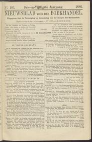 Nieuwsblad voor den boekhandel jrg 53, 1886, no 103, 24-12-1886 in 
