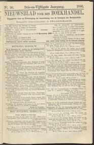 Nieuwsblad voor den boekhandel jrg 53, 1886, no 90, 09-11-1886 in 