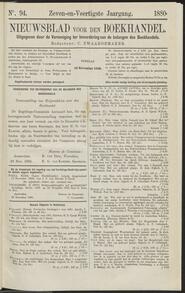 Nieuwsblad voor den boekhandel jrg 47, 1880, no 94, 23-11-1880 in 