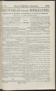 Nieuwsblad voor den boekhandel jrg 51, 1884, no 35, 02-05-1884 in 