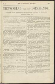Nieuwsblad voor den boekhandel jrg 58, 1891, no 42, 26-05-1891 in 