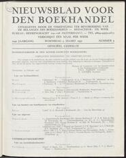 Nieuwsblad voor den boekhandel jrg 104, 1937, no 9, 03-03-1937 in 