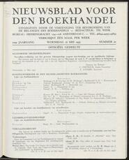 Nieuwsblad voor den boekhandel jrg 104, 1937, no 21, 26-05-1937 in 