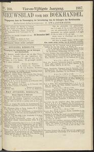 Nieuwsblad voor den boekhandel jrg 54, 1887, no 100, 16-12-1887 in 