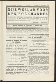 Nieuwsblad voor den boekhandel jrg 76, 1909, no 93, 19-11-1909 in 
