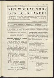 Nieuwsblad voor den boekhandel jrg 77, 1910, no 35, 03-05-1910 in 