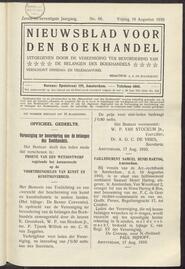 Nieuwsblad voor den boekhandel jrg 77, 1910, no 66, 19-08-1910 in 