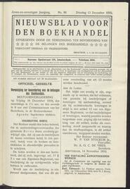 Nieuwsblad voor den boekhandel jrg 77, 1910, no 99, 13-12-1910 in 