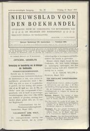 Nieuwsblad voor den boekhandel jrg 78, 1911, no 26, 31-03-1911 in 