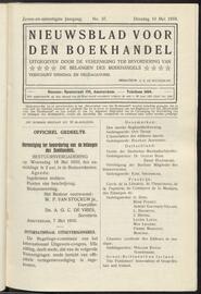 Nieuwsblad voor den boekhandel jrg 77, 1910, no 37, 10-05-1910 in 