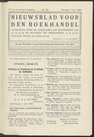 Nieuwsblad voor den boekhandel jrg 74, 1907, no 45, 04-06-1907 in 