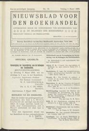 Nieuwsblad voor den boekhandel jrg 76, 1909, no 19, 05-03-1909 in 