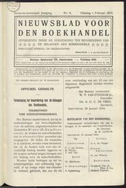 Nieuwsblad voor den boekhandel jrg 77, 1910, no 9, 01-02-1910 in 