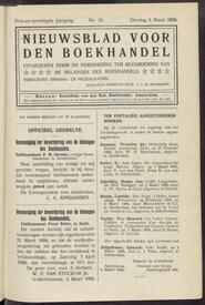 Nieuwsblad voor den boekhandel jrg 73, 1906, no 19, 06-03-1906 in 
