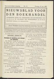 Nieuwsblad voor den boekhandel jrg 74, 1907, no 51, 25-06-1907 in 