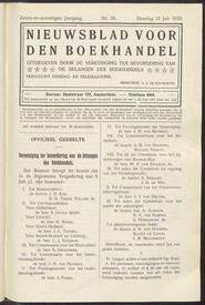 Nieuwsblad voor den boekhandel jrg 77, 1910, no 55, 12-07-1910 in 
