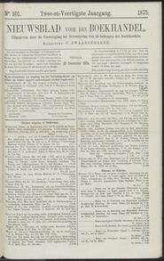 Nieuwsblad voor den boekhandel jrg 42, 1875, no 101, 21-12-1875 in 