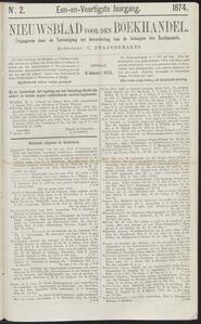 Nieuwsblad voor den boekhandel jrg 41, 1874, no 2, 06-01-1874 in 